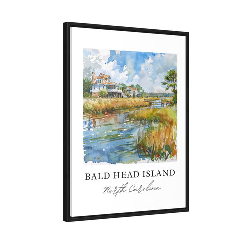 Bald Head Island Art, Bald Head Island Print, Bald Head SC Watercolor, Bald Head Island Gift, Travel Print, Travel Poster, Housewarming Gift