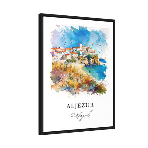 Aljezur Portugal Art, Aljezur Print, Faro Watercolor Art, Algarve Portugal Gift, Travel Print, Travel Poster, Housewarming Gift