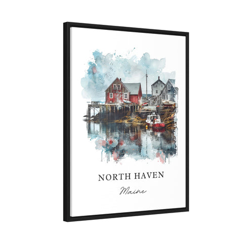 North Haven Maine Art, Knox County ME Print, Penobscot Bay Watercolor Art, North Haven Gift, Travel Print, Travel Poster, Housewarming Gift