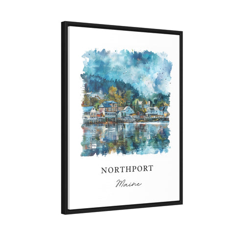 Northport Maine Wall Art, Waldo County ME Print, Northport Watercolor, Northport Gift, Travel Print, Travel Poster, Housewarming Gift