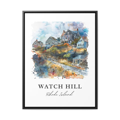 Watch Hill RI Wall Art, Westerly RI Print, Watch Hill Watercolor, Watch Hill RI Gift, Travel Print, Travel Poster, Housewarming Gift