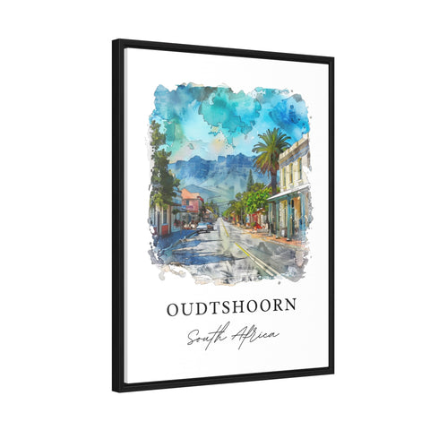 Oudtshoorn Wall Art, South Africa Print, Oudtshoorn Watercolor, Klein Karoo Gift, Travel Print, Travel Poster, Housewarming Gift