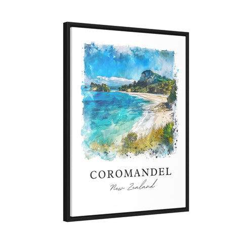 Coromandel Wall Art, Coromandel Print, North Island NZ Watercolor, North Island NZ Gift, Travel Print, Travel Poster, Housewarming Gift