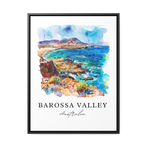 Barossa Valley Wall Art, Barossa Valley Print, Adelaide Watercolor Art, Barossa Valley Gift, Travel Print, Travel Poster, Housewarming Gift