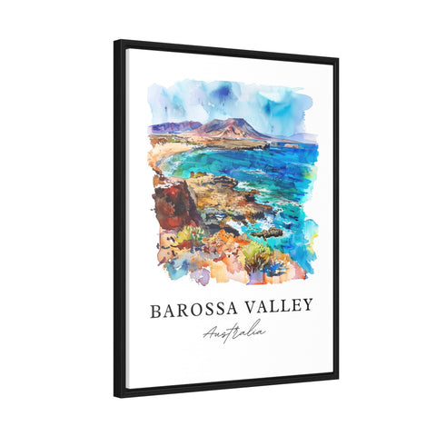 Barossa Valley Wall Art, Barossa Valley Print, Adelaide Watercolor Art, Barossa Valley Gift, Travel Print, Travel Poster, Housewarming Gift