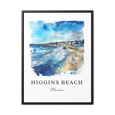 Higgins Beach Maine Art, Higgins Beach ME Print, Maine Watercolor, Scarborough Maine Gift, Travel Print, Travel Poster, Housewarming Gift