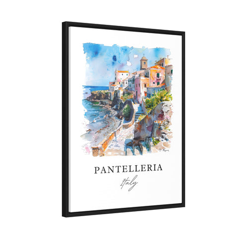 Pantelleria Italy Art, Sicily Print, Pantelleria Watercolor Art, Pantelleria Italy Gift, Travel Print, Travel Poster, Housewarming Gift