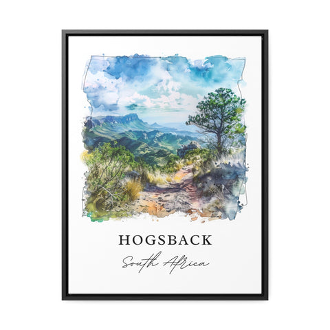 Hogsback Wall Art, Amathole Mountains Print, Hogsback SA Watercolor, Hogsback Gift, Travel Print, Travel Poster, Housewarming Gift