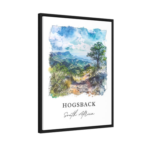 Hogsback Wall Art, Amathole Mountains Print, Hogsback SA Watercolor, Hogsback Gift, Travel Print, Travel Poster, Housewarming Gift