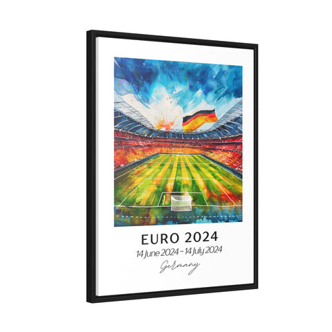 Euro 2024 Wall Art, Euro 2024 Print, UEFA Watercolor Art Euro 2024 Soccer Gift, Germany Travel Print, Housewarming Gift, Soccer Enthusiast