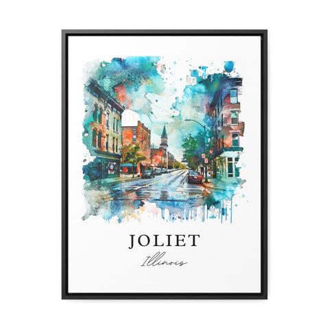 Joliet Illinois Wall Art, Joliet Print, Joliet Watercolor Art, Will County IL Gift, Travel Print, Travel Poster, Housewarming Gift