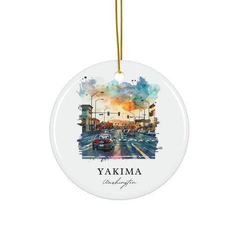 Yakima Washington Ornament: Unique Souvenir, Yakima Decor, and Yakima WA Gift