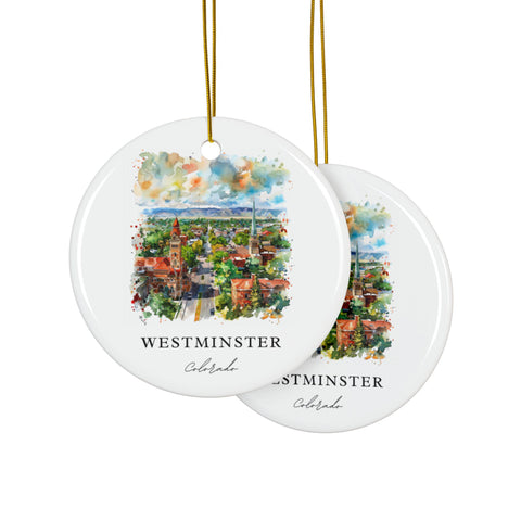 Westminster Colorado Ornament: Unique Colorado Souvenir, Westminster CO Decor, and Authentic Colorado Gift