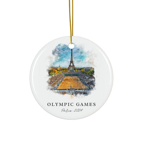 Paris Olympics Ornament: Unique Olympic Games Souvenir, 2024 Olympics Decor, and Authentic Paris Olympics Gift (1pc, 3pcs, 5pcs, 10pcs)