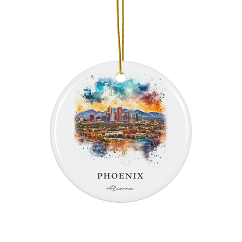 Phoenix AZ Ornament: Unique Phoenix Souvenir, Phoenix Arizona Decor, and Authentic Phoenix Arizona Gift