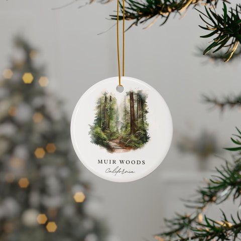 Muir Woods Ornament: Unique Muir Woods Souvenir, Muir Woods CA Decor, and Authentic Muir Woods California Gift (1pc, 3pcs, 5pcs, 10pcs)