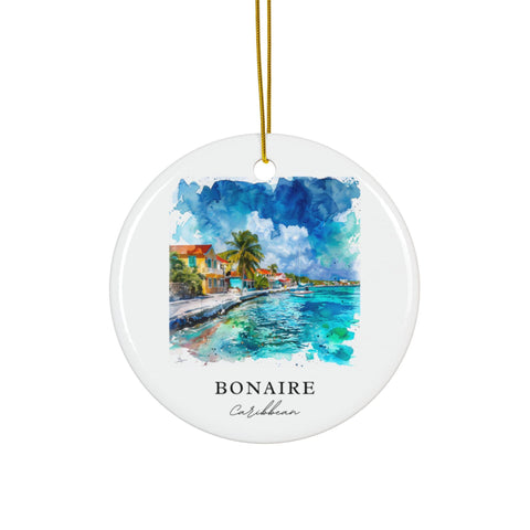 Bonaire Ornament: Unique Bonaire Souvenir, Bonaire Caribbean Decor, and Authentic Bonaire Christmas Gift (1pc, 3pcs, 5pcs, 10pcs)