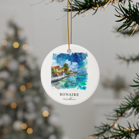 Bonaire Ornament: Unique Bonaire Souvenir, Bonaire Caribbean Decor, and Authentic Bonaire Christmas Gift (1pc, 3pcs, 5pcs, 10pcs)