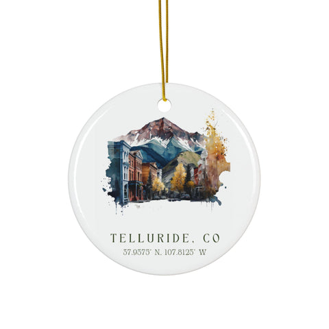 Telluride Ornament: Unique Telluride Souvenir, Telluride Colorado Decor, and Authentic Telluride Christmas Gift