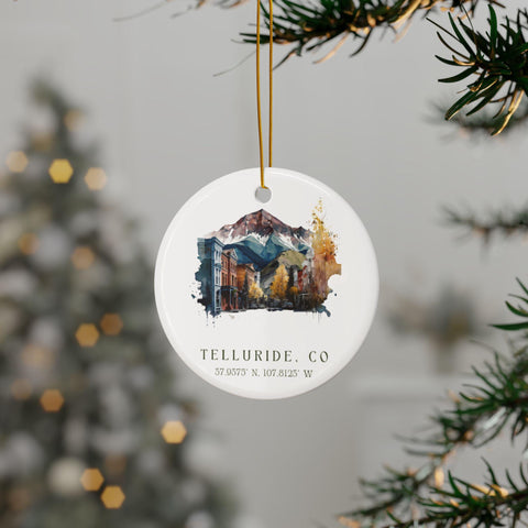 Telluride Ornament: Unique Telluride Souvenir, Telluride Colorado Decor, and Authentic Telluride Christmas Gift