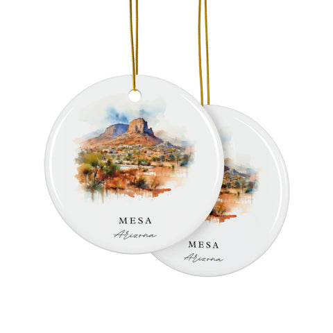 Mesa Arizona Ornament: Unique Mesa AZ Souvenir, Mesa Az Decor, and Authentic Mesa AZ Christmas Gift