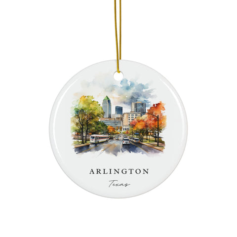 Arlington TX Ornament: Arlington Texas Souvenir, Arlington Decor, and Authentic Arlington TX Christmas Gift