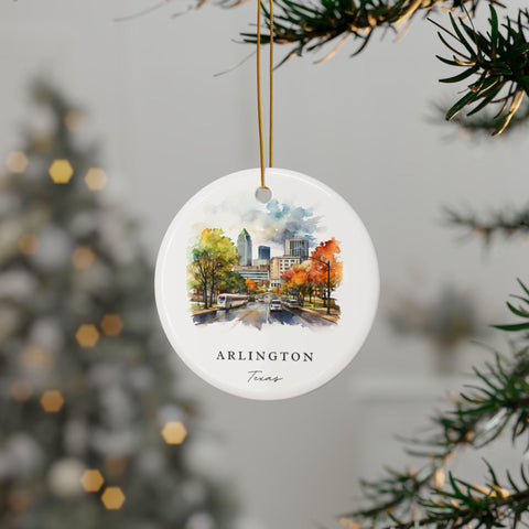 Arlington TX Ornament: Arlington Texas Souvenir, Arlington Decor, and Authentic Arlington TX Christmas Gift