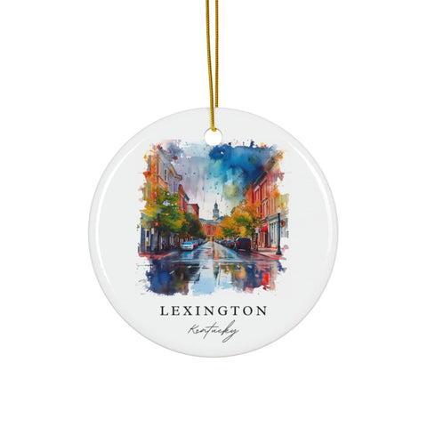 Lexington Kentucky Ornament: Unique Lexington Souvenir, Lexington KY Decor, and Authentic Lexington Christmas Gift