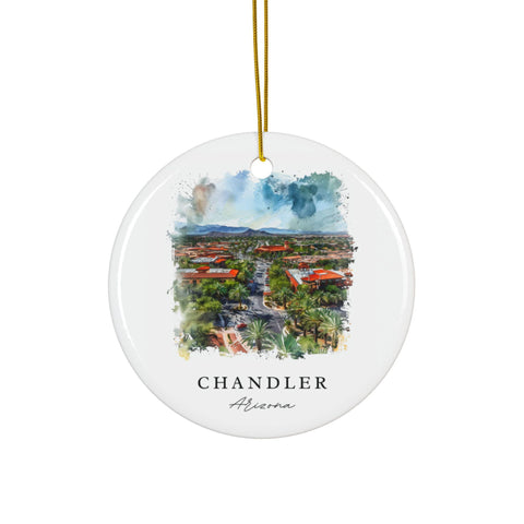 Chandler AZ Ornament: Unique Chandler Souvenir, Chandler Arizona Decor, and Chandler Arizona Christmas Gift