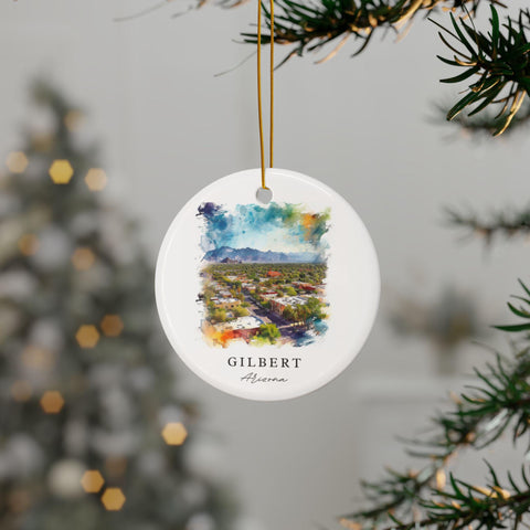 Gilbert AZ Ornament: Unique Gilbert Arizona Souvenir, Gilbert Arizona Decor, and Gilbert Arizona Christmas Gift