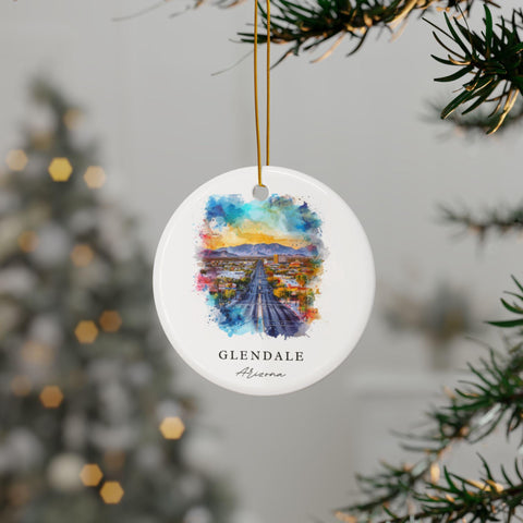 Glendale AZ Ornament: Glendale Arizona Souvenir, Glendale Decor, and Glendale Arizona Christmas Gift