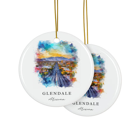 Glendale AZ Ornament: Glendale Arizona Souvenir, Glendale Decor, and Glendale Arizona Christmas Gift