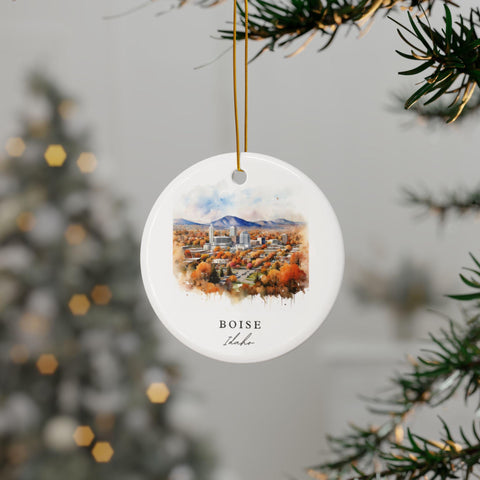 Boise Idaho Ornament: Boise ID Souvenir, Boise Idaho Decor, and Boise Idaho Christmas Gift (1pc, 3pcs, 5pcs, 10pcs)