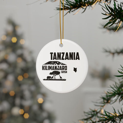 Kilimanjaro Ornament: Unique Kilimanjaro Souvenir, Tanzania Decor, and Authentic Kilimanjaro Mountain Gift