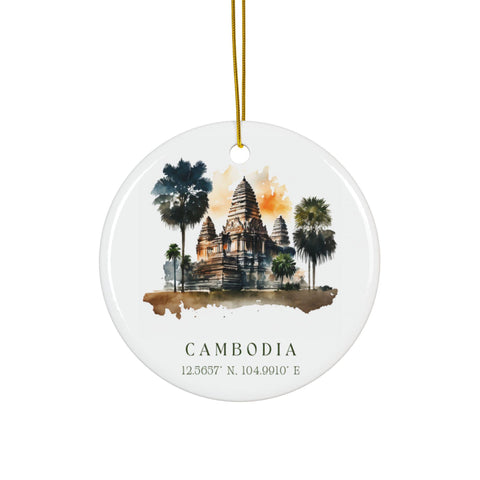 Cambodia Ornament: Unique Cambodia Souvenir, Cambodia Decor, and Authentic Cambodia Gift