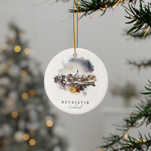 Reykjavik Iceland Ornament: Unique Reykjavik Souvenir, Reykjavik Decor, and Authentic Reykjavik Iceland Gift