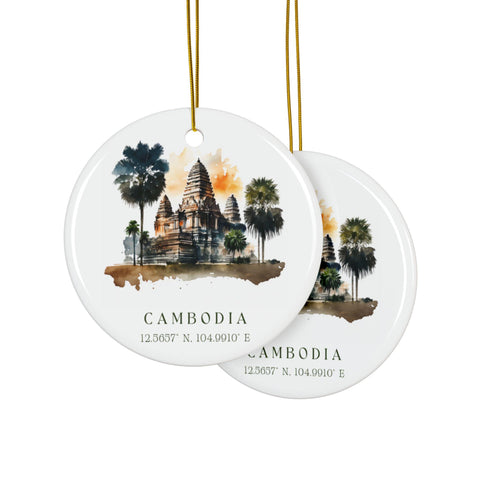 Cambodia Ornament: Unique Cambodia Souvenir, Cambodia Decor, and Authentic Cambodia Gift