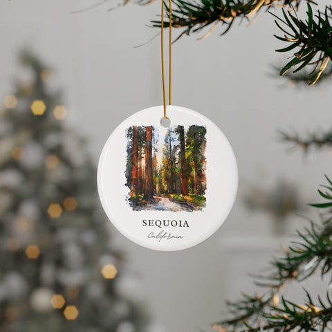 Sequoia California Ornament: Unique Sequoia Souvenir, Sequoia National Park Decor, and Authentic Sequoia CA Gift