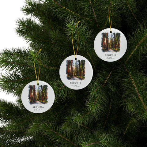 Sequoia California Ornament: Unique Sequoia Souvenir, Sequoia National Park Decor, and Authentic Sequoia CA Gift