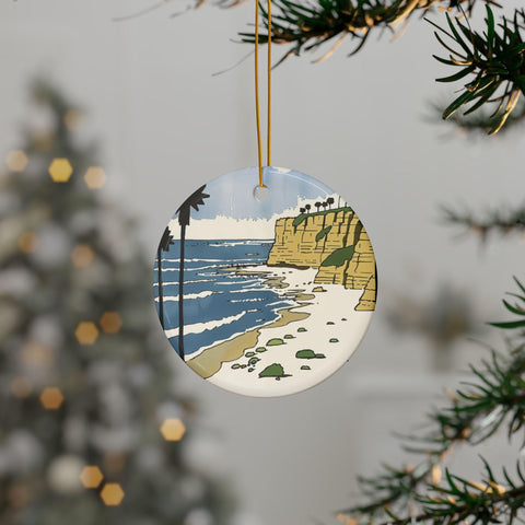 La Jolla Ornament: Unique La Jolla Souvenir, La Jolla CA Decor, and Authentic La Jolla California Gift (1pc, 3pcs, 5pcs, 10pcs)