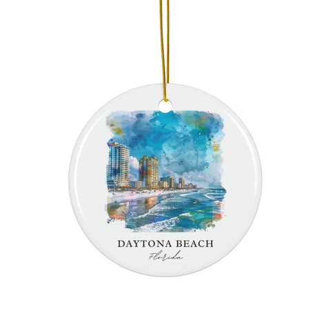 Daytona Beach FL Ornament: Unique Daytona Beach Souvenir, Daytona Beach Decor, and Authentic Daytona Beach Gift