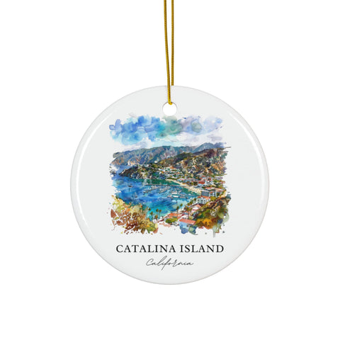 Catalina Island Ornament: Unique Catalina Island Souvenir, Catalina Island Decor, and Authentic Catalina Isl Gift (1pc, 3pcs, 5pcs, 10pcs)