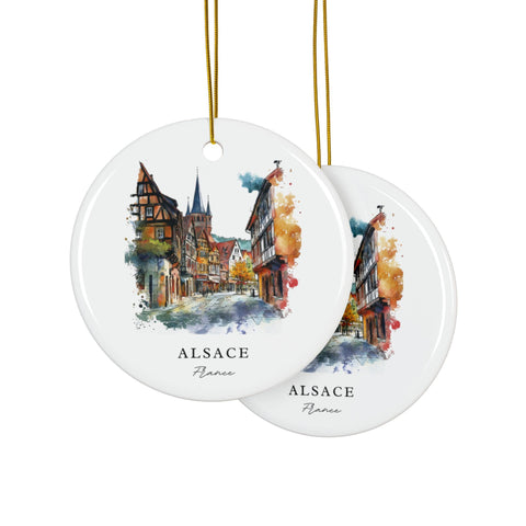 Alsace France Ornament: Unique Alsace Souvenir, Alsace Decor, and Authentic Alsace France Gift