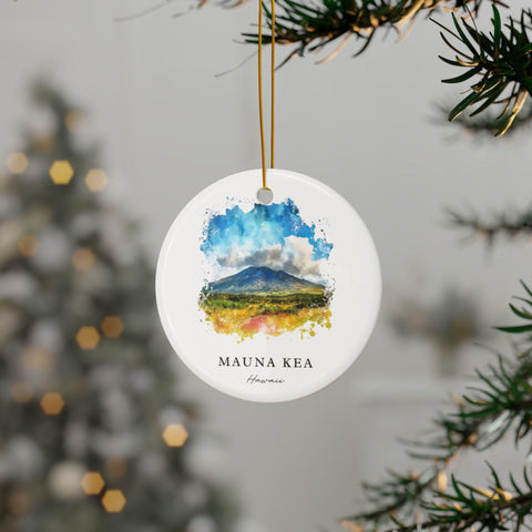 Mauna Kea Hawaii Ornament: Unique Mauna Kea Souvenir, Mauna Kea Decor, and Authentic Mauna Kea HI Gift