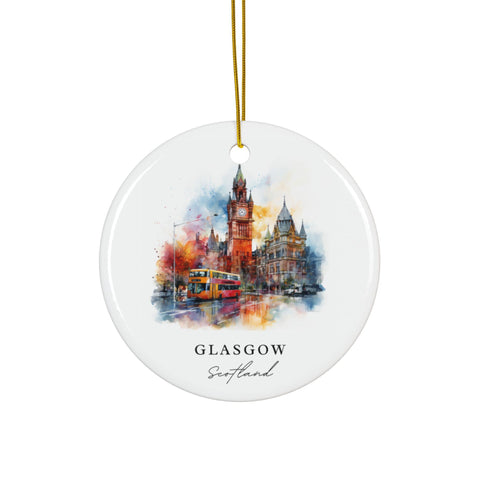 Glasgow Scotland Ornament: Unique Glasgow Souvenir, Cultural Glasgow Decor, and Authentic Glasgow Gift