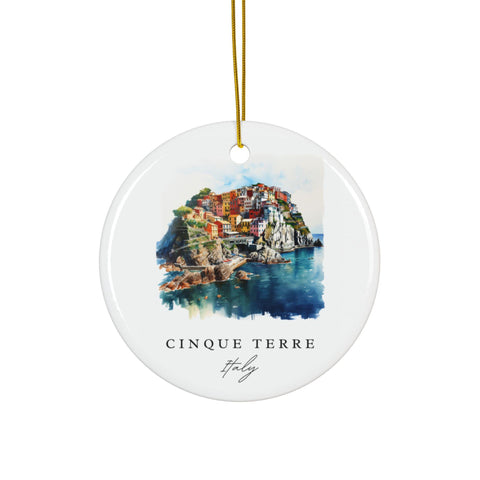 Cinque Terre Ornament: Unique Cinque Terre Souvenir, Cinque Terre Italy Decor, and Authentic Cinque Terre Xmas Gift