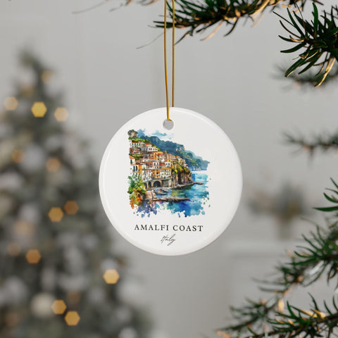 Amalfi Coast Ornament: Unique Amalfi Coast Souvenir, Amalfi Coast Italy Decor, and Authentic Amalfi Coast Xmas Gift