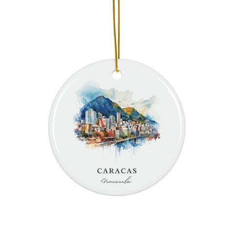 Caracas Venezuela Ornament: Unique Souvenir, Cultural Decor, and Authentic Venezuelan Gift