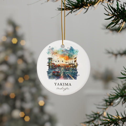 Yakima Washington Ornament: Unique Souvenir, Yakima Decor, and Yakima WA Gift