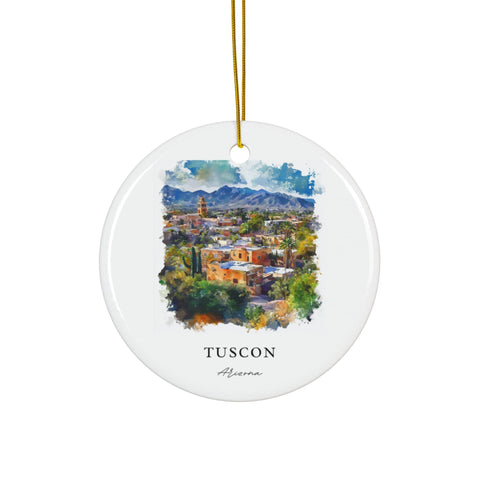 Tuscon AZ Ornament: Unique Tuscon Souvenir, Tuscon Decor, and Authentic Tuscon Arizona Gift (1pc, 3pcs, 5pcs, 10pcs)